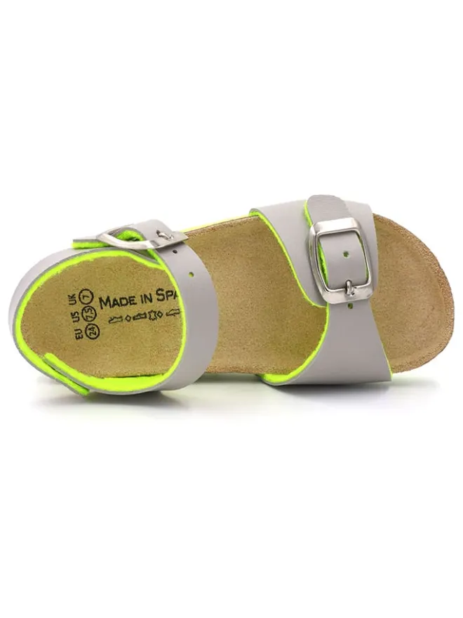 Sandalen in Grau/ Limette>Little Sky Online