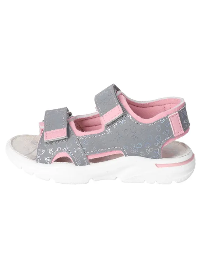 Ricosta Sandalen·Sandalen^Sandalen in Grau/ Rosa