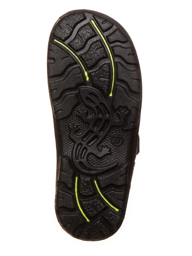 Lurchi Sandalen·Sandalen^Sandalen in Grau/ Schwarz/ Gelb