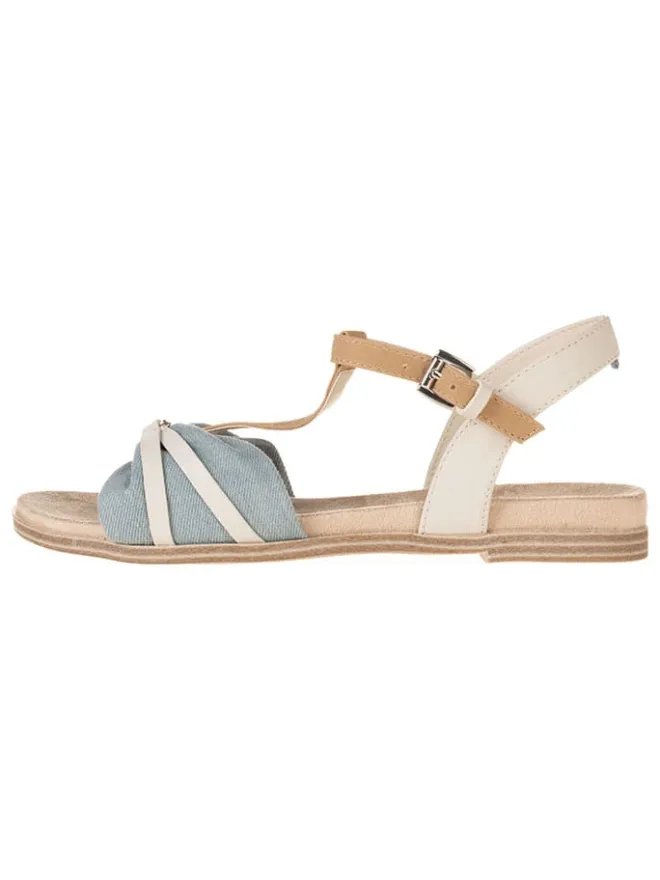 s.Oliver Sandalen^Sandalen in Hellblau/ Beige
