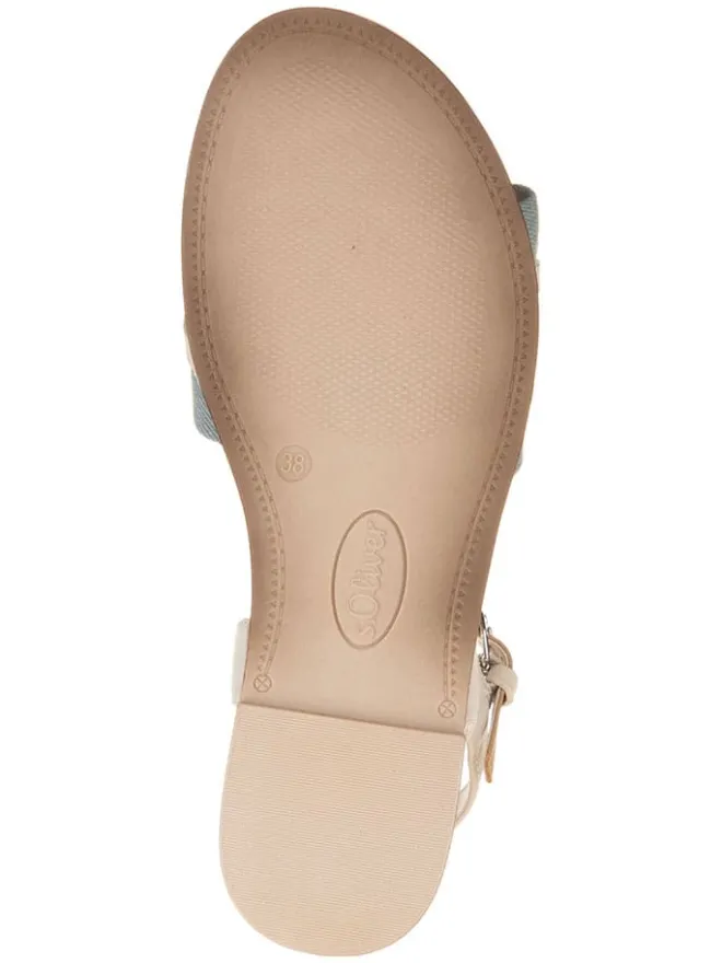 s.Oliver Sandalen^Sandalen in Hellblau/ Beige