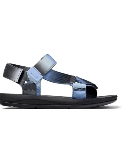 Sandalen in Hellblau/ Schwarz><noscript><img width=