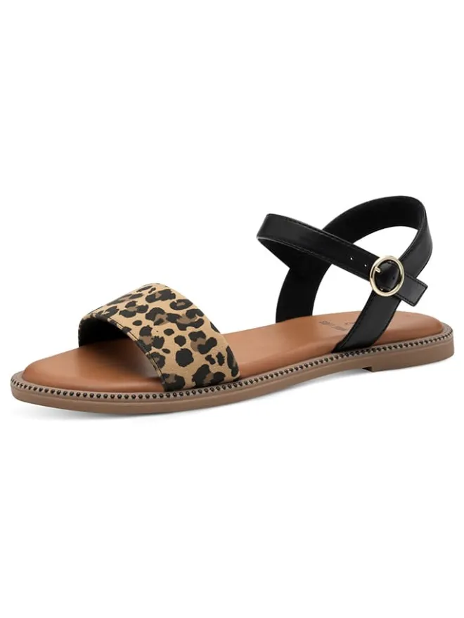 s.Oliver Sandalen^Sandalen in Hellbraun/ Schwarz