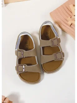 Sandalen in Khaki><noscript><img width=