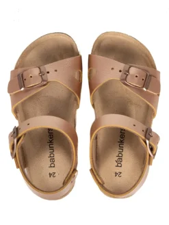 Sandalen in Kupfer><noscript><img width=