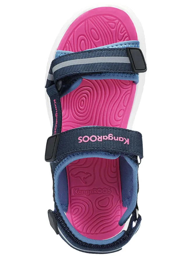 Sandalen in Pink/ Dunkelblau>Kangaroos Hot