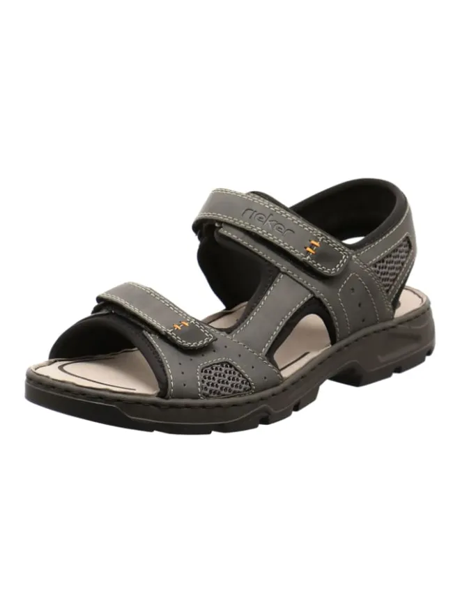 rieker Sandalen & Pantoletten^Sandalen in Schwarz