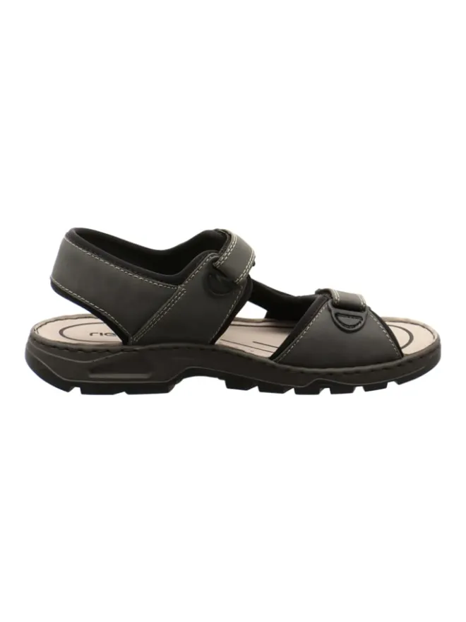 rieker Sandalen & Pantoletten^Sandalen in Schwarz