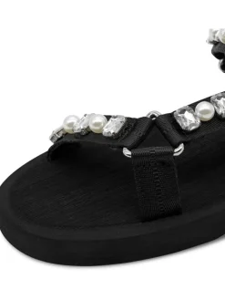 Sandalen in Schwarz><noscript><img width=