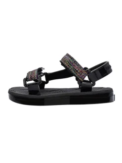Sandalen in Schwarz><noscript><img width=