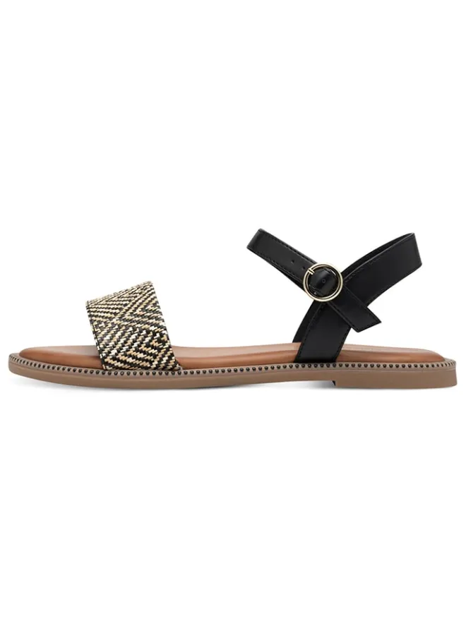 s.Oliver Sandalen^Sandalen in Schwarz/ Beige