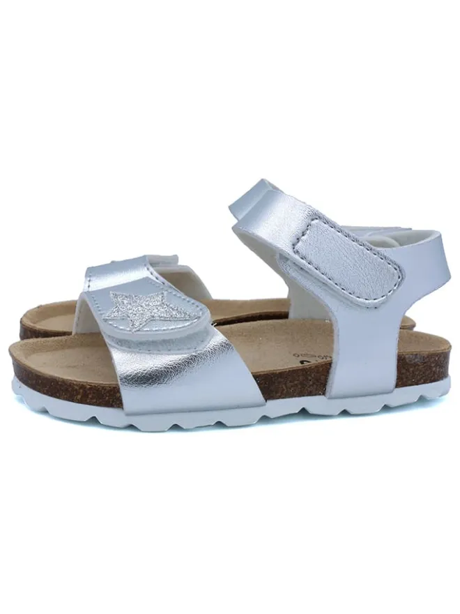 Sandalen in Silber>billowy