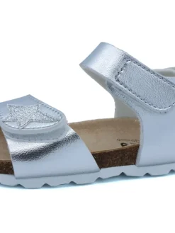 Sandalen in Silber><noscript><img width=