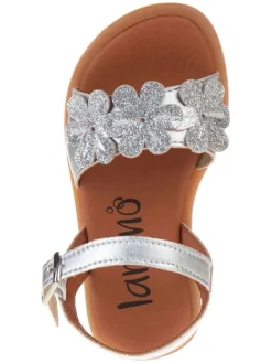 Sandalen in Silber><noscript><img width=