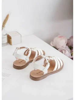 Sandalen in Weiß><noscript><img width=