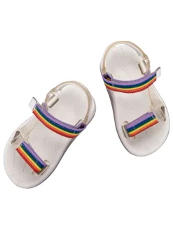 Sandalen in Weiß/ Bunt><noscript><img width=