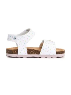 billowy Sandalen^Sandalen in Weiß/ Bunt