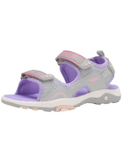 Kangaroos Sandalen·Sandalen^Sandalen "K-Leni Nova" in Grau/Lila
