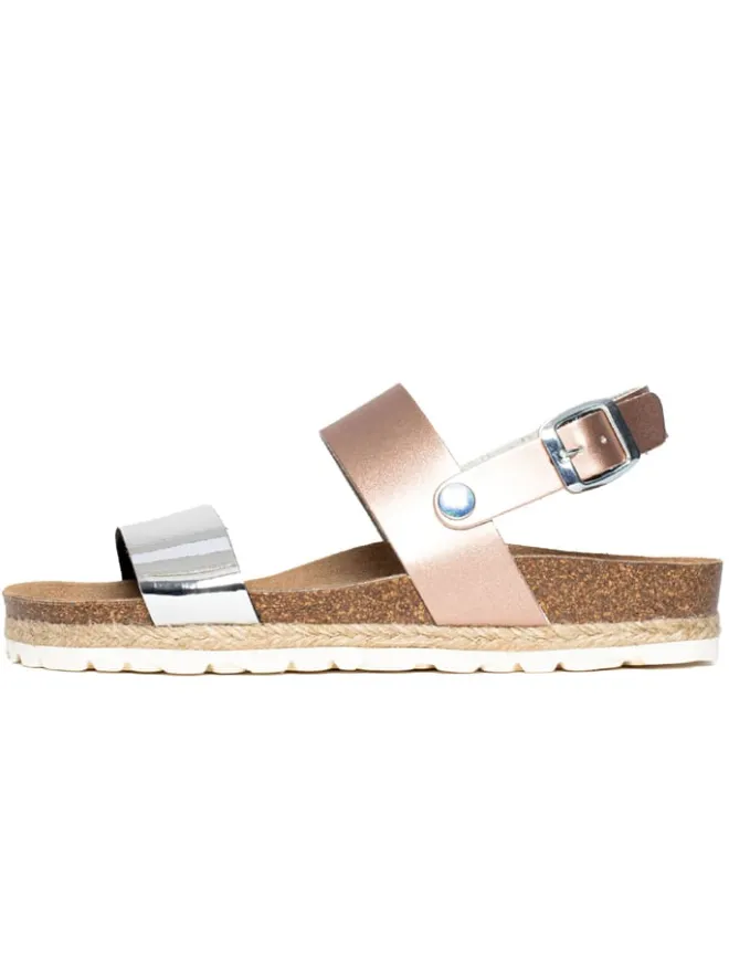 Sunbay Sandalen^Sandalen "Leila" in Silber/ Bronze