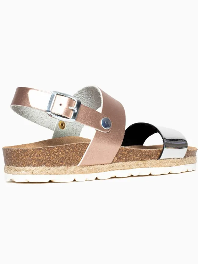 Sunbay Sandalen^Sandalen "Leila" in Silber/ Bronze