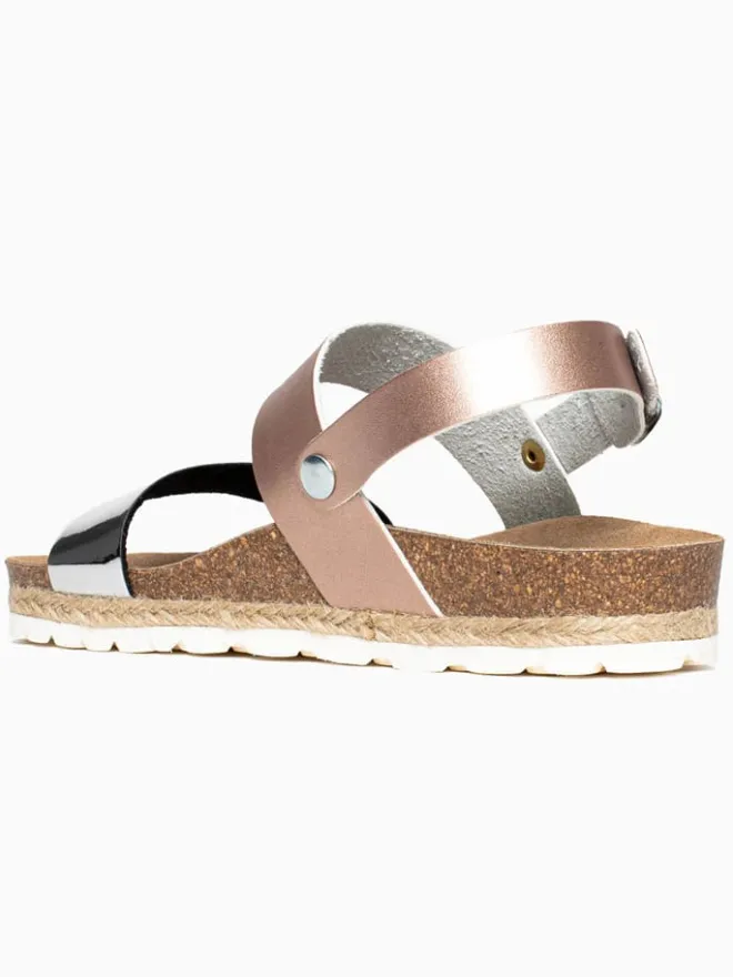 Sunbay Sandalen^Sandalen "Leila" in Silber/ Bronze