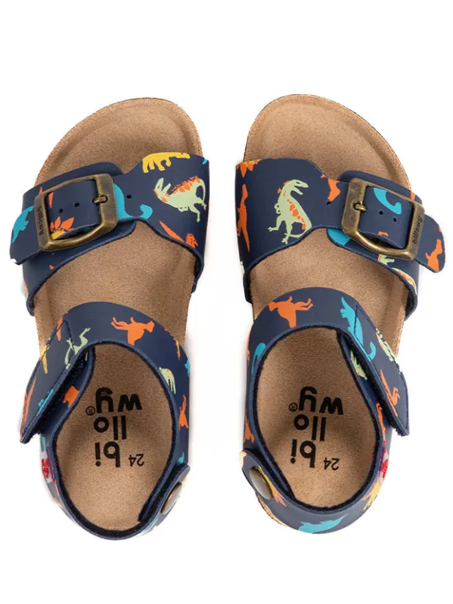 Sandalen "Rosso" in Dunkelblau>billowy Outlet