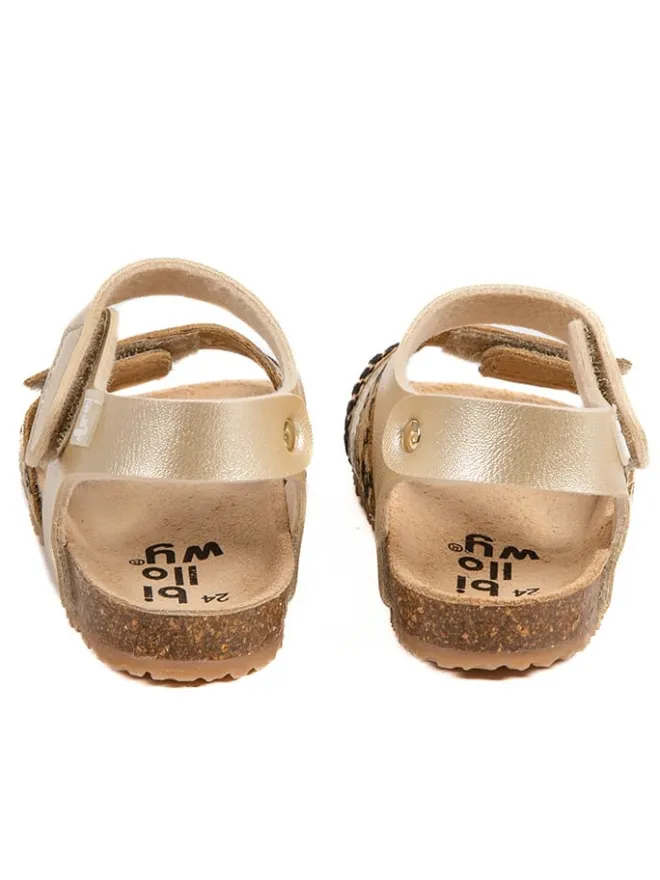 Sandalen "Rosso" in Gold>billowy Online