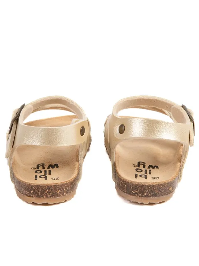 Sandalen "Rosso" in Gold>billowy Clearance
