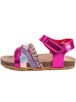 Sandalen "Rosso" in Pink>billowy Hot