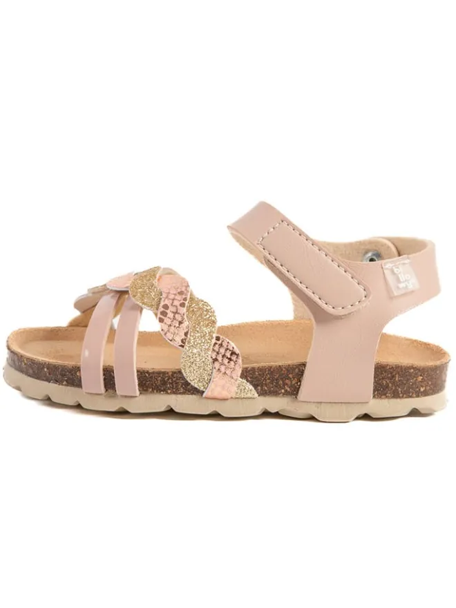 billowy Sandalen·Sandalen^Sandalen "Rosso" in Rosa