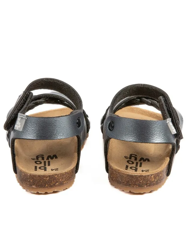 billowy Sandalen·Sandalen^Sandalen "Rosso" in Schwarz