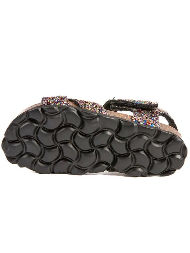 billowy Sandalen|Sandalen·Sandalen^Sandalen "Rosso" in Schwarz