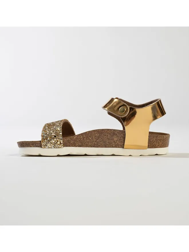 BACKSUN Sandalen^Sandalen "Shangri" in Gold