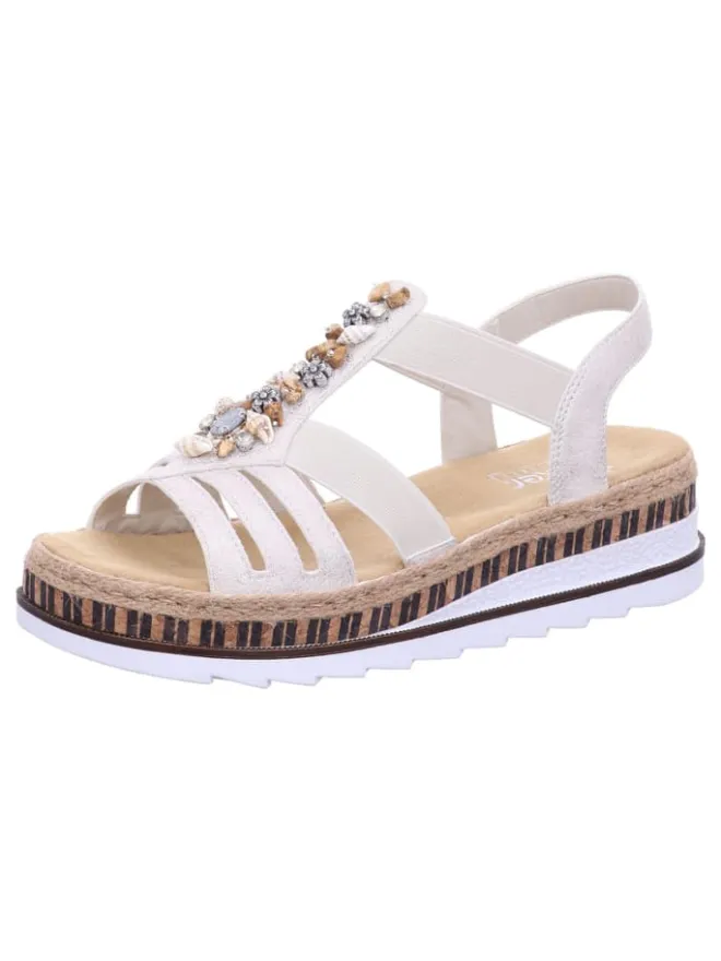 rieker Sandalen^Sandalette in beige
