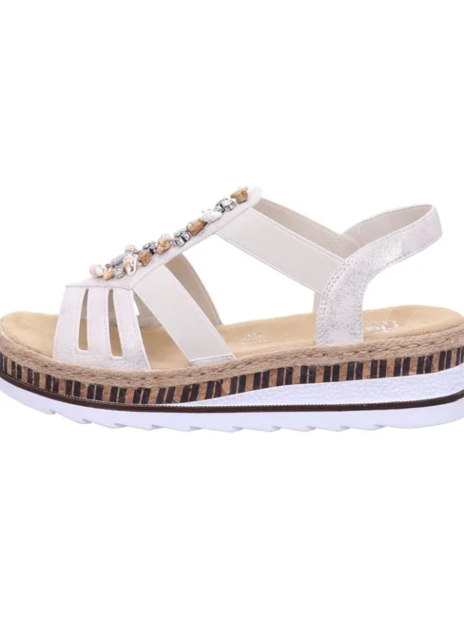 rieker Sandalen^Sandalette in beige