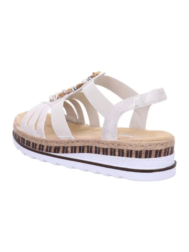 rieker Sandalen^Sandalette in beige