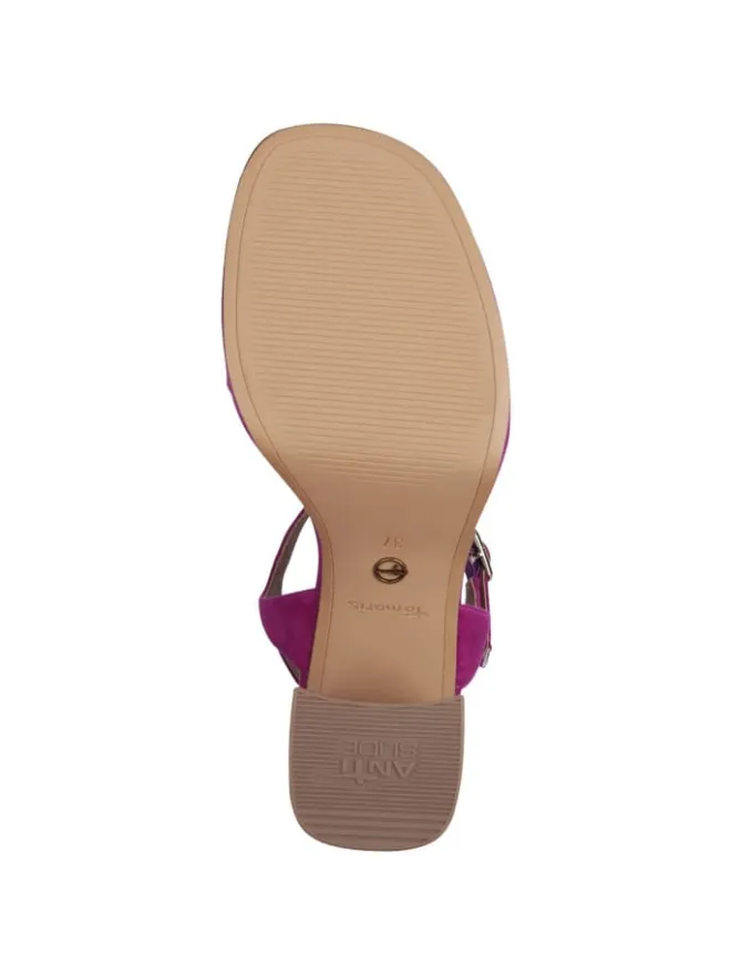 Tamaris Sandalen^Sandalette in DARK PINK