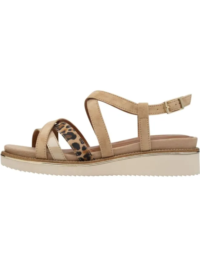 Sandalette in TAN COMB>Tamaris