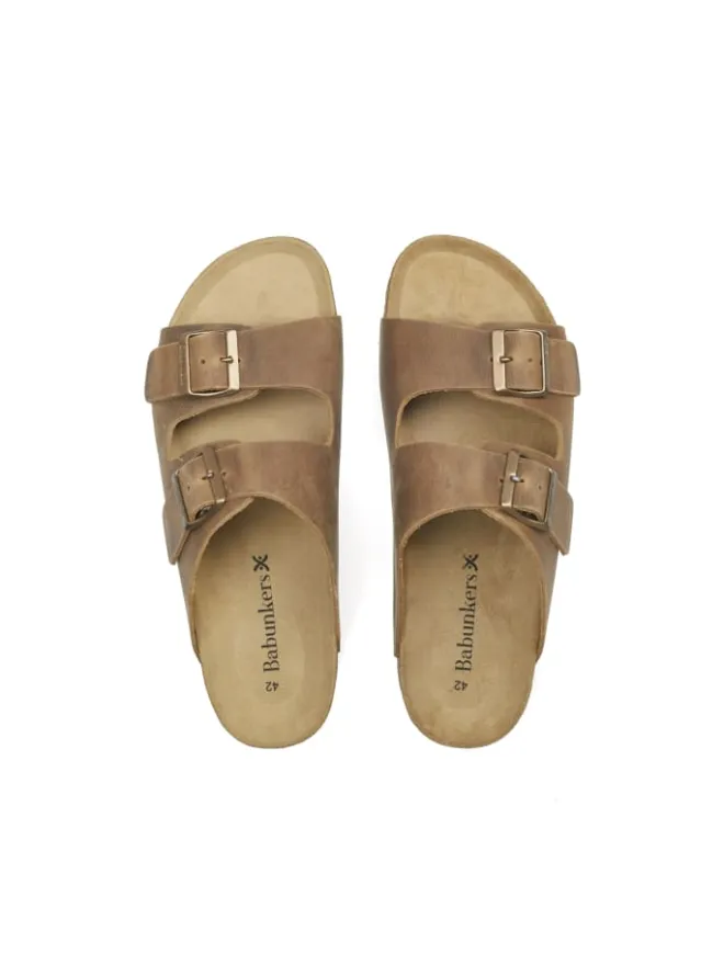 Sandaletten GRANT in braun>babunkers Outlet