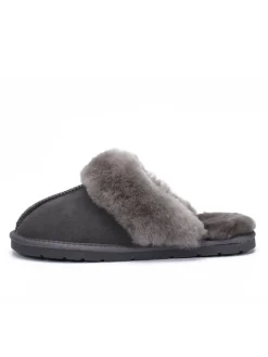 Schaffell-Hausschuhe "Emeline" in Grau>Gooce Hot