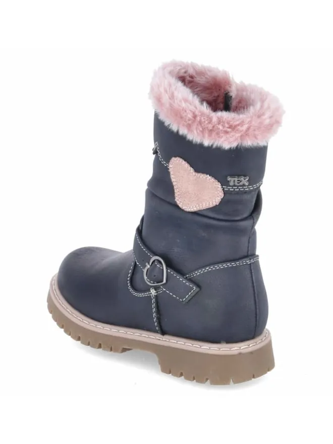 Schlupfstiefel in blau>Indigo