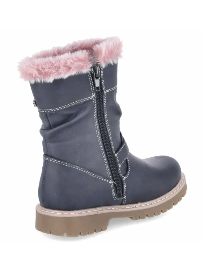 Schlupfstiefel in blau>Indigo