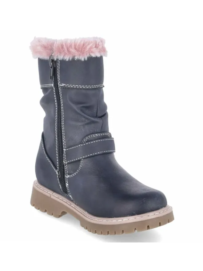 Schlupfstiefel in blau>Indigo