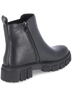 Schlupfstiefel in schwarz><noscript><img width=