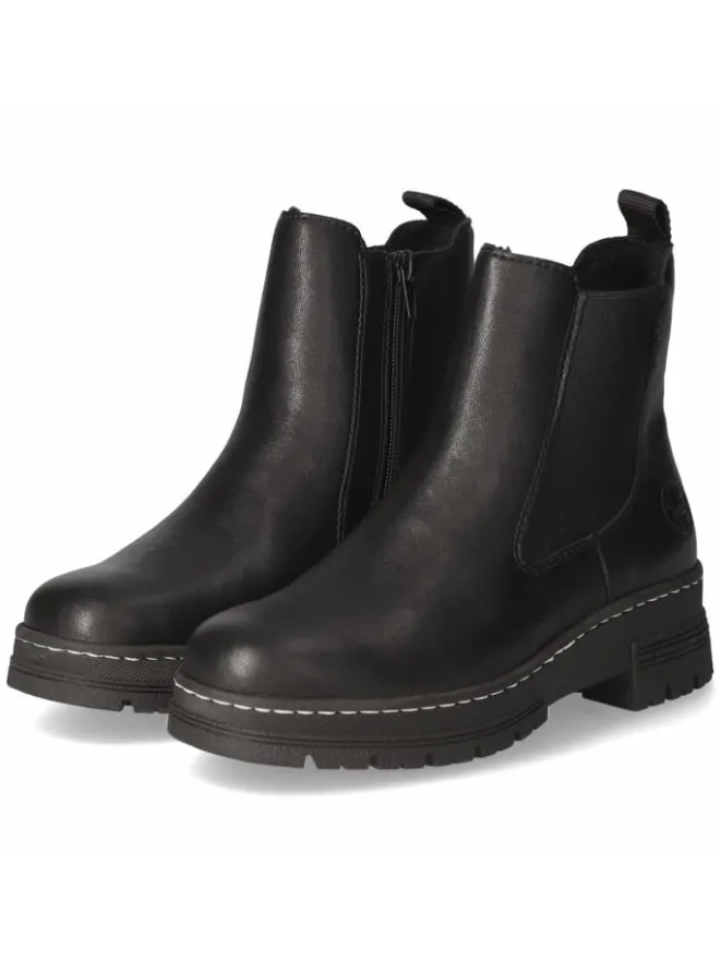 rieker Stiefeletten^Schlupfstiefel in schwarz