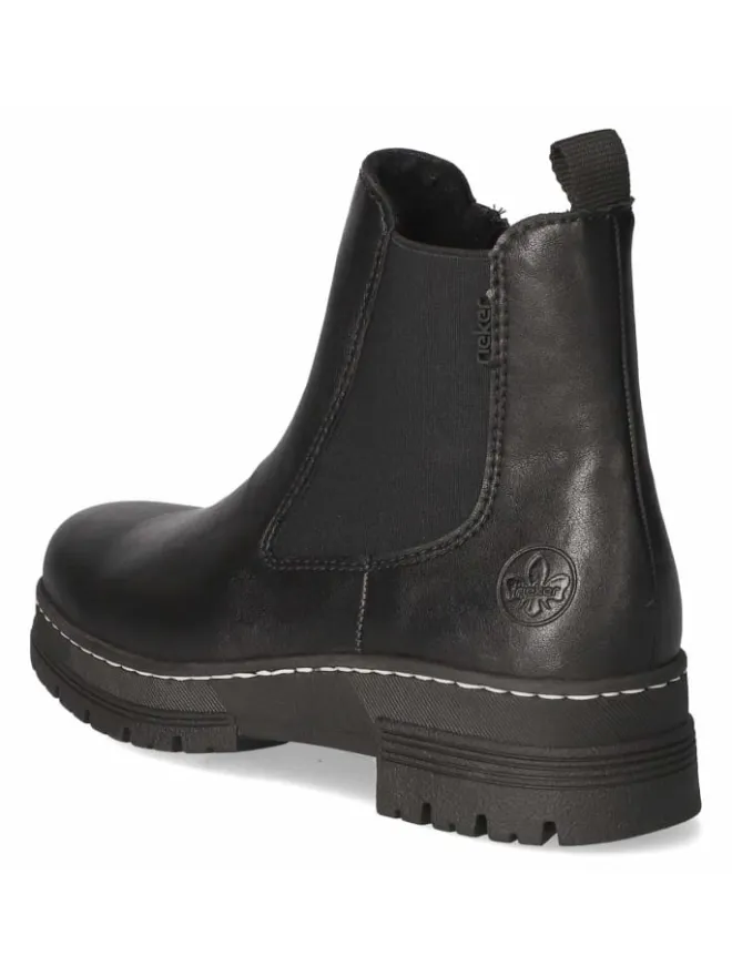 rieker Stiefeletten^Schlupfstiefel in schwarz