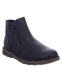 Schlupfstiefel in schwarz><noscript><img width=
