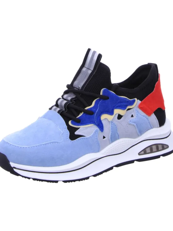 Scandi Schnürschuhe^Schnürhalbschuh in blau