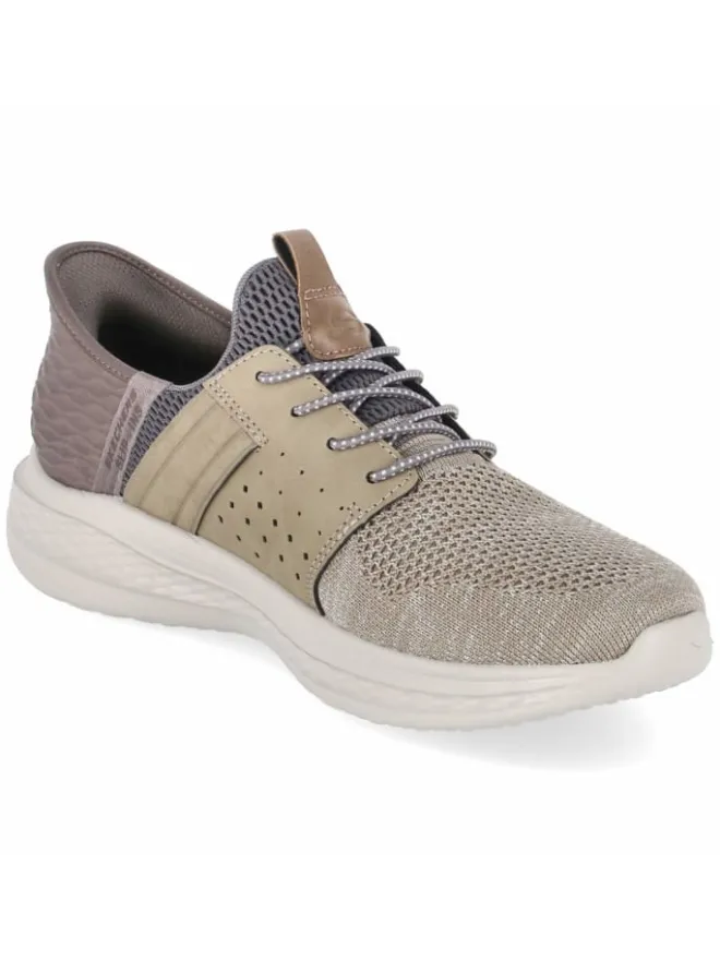 Schnürhalbschuh in grau>Skechers Discount