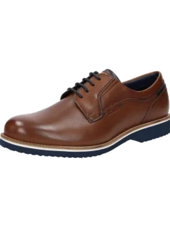 Sioux Schnürschuhe^Schnürschuh Dilip-716-H in cognac